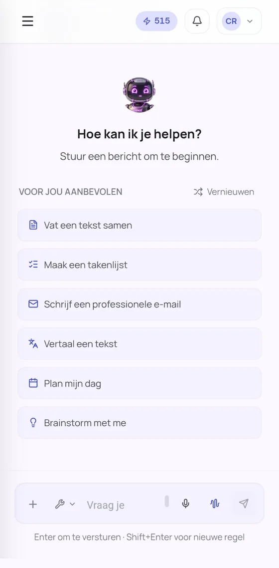 dGENIX app op mobiel